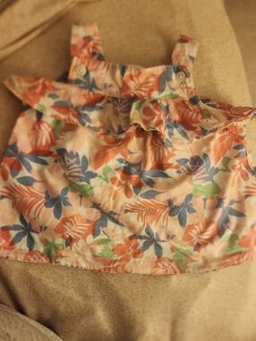 Sz 12-18 Months Janie and Jack Tropical Floral Cotton top